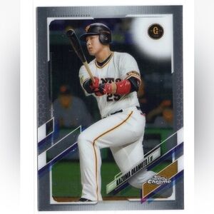 Kazuma Okamoto 2021 Topps Chrome Toronto Blue Jays Rookie RC Baseball Card